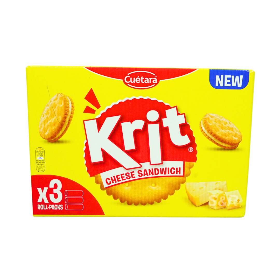 Cuetera Krit Cheese Sandwich 3 x 135g